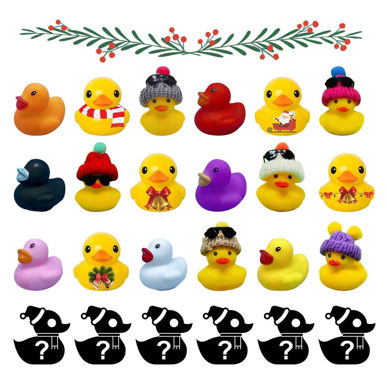 Toystar DuckieDelight Advent Calendar | Magical Surprises - Rubber Ducks for Every Day - Magische Verrassingen - Badeendje...