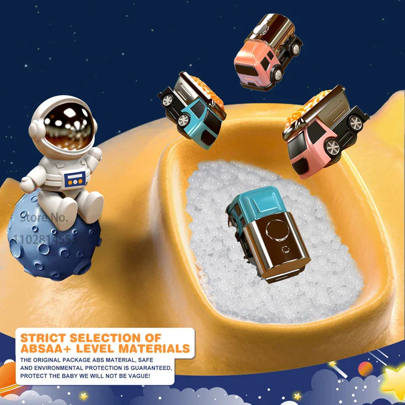 Toystar GalaxyTrack | Space adventure for young explorers - Train track and parking garage playset for children - Ruimteav...