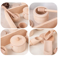 Thumbnail for Toystar EcoToys KookBuddy Wooden Kitchen Set | Let young chefs discover their talent - Educational and creative fun - Laat...