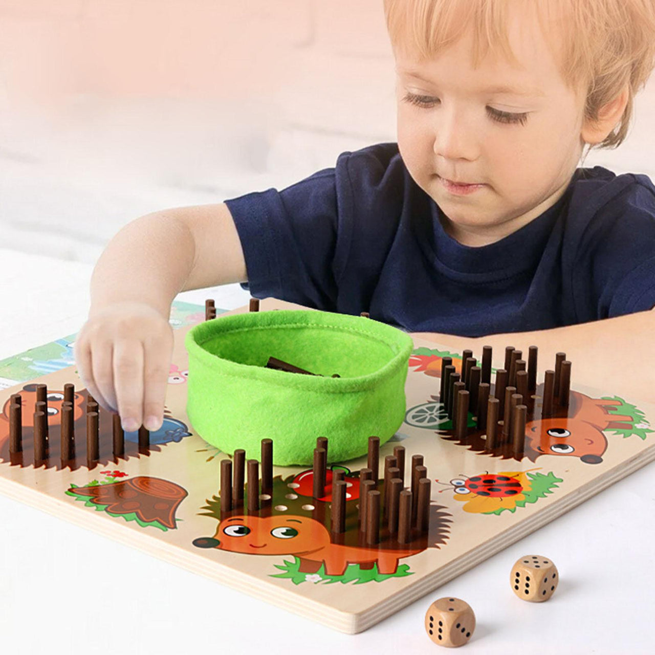 Toystar EcoToys Hedgehog Board Game | Educational and Fun - Game for Kids - Educatief en Leuk - Spel voor Kinderen (2)