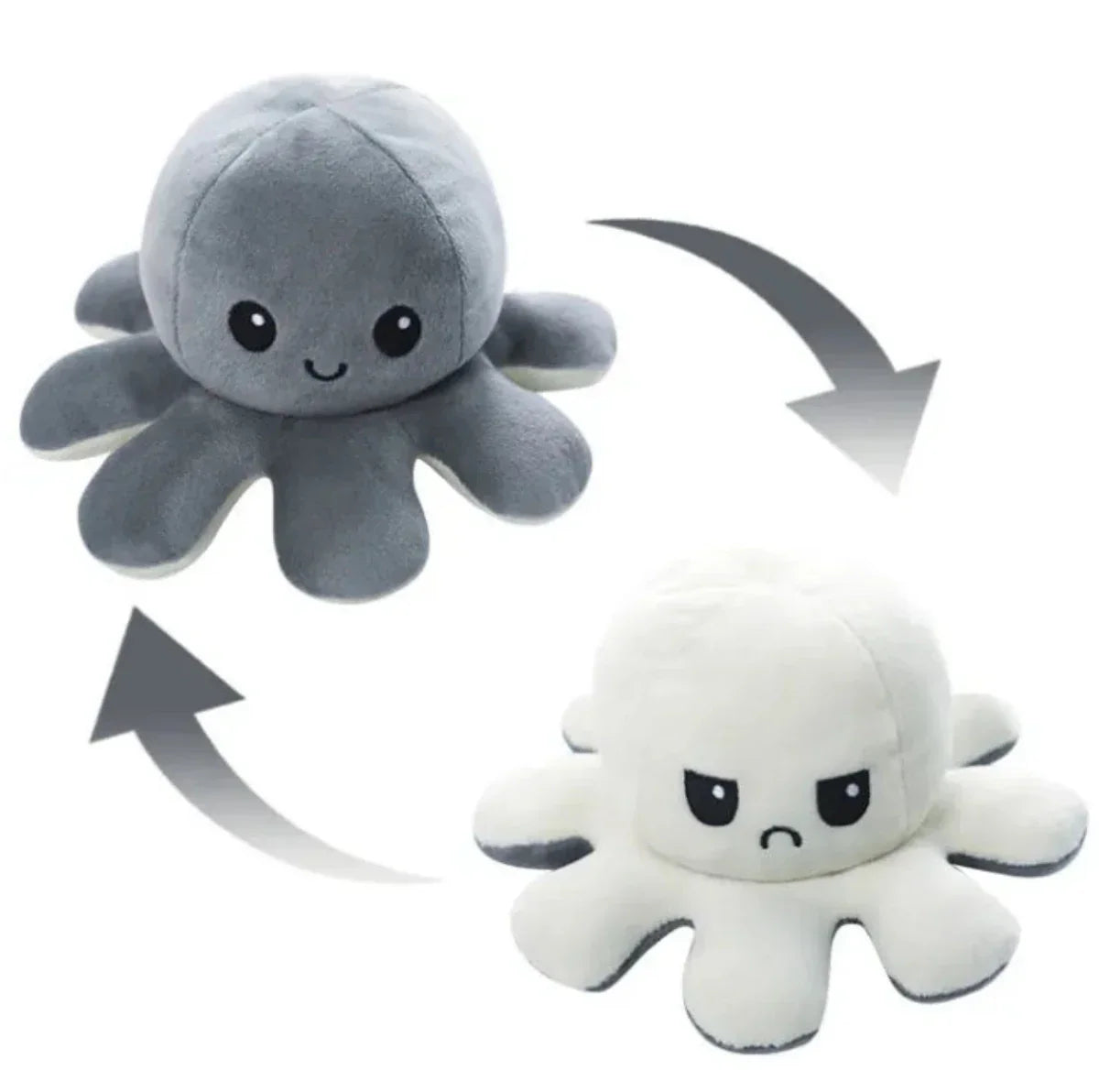 Toystar Reversible Octopus | Two Facial Expressions - Emotions in a Twist - Bestseller - Twee Gezichtsuitdrukkingen - Emot...