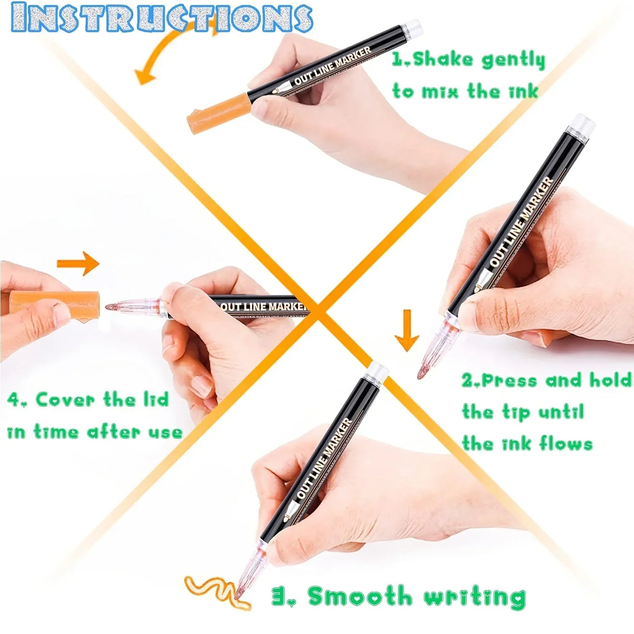GlimmerInk | Create Magical Works of Art - Double Metal Marker