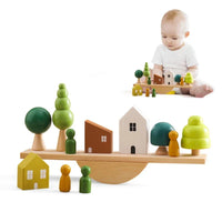 Thumbnail for Toystar ForestBalance | Stack, string and play - Wooden balancing game with forest animals - Stapel, rijg en speel - Houte...