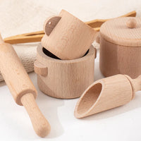 Thumbnail for Toystar EcoToys KookBuddy Wooden Kitchen Set | Let young chefs discover their talent - Educational and creative fun - Laat...