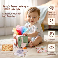 Thumbnail for Toystar SnuzzieBox | Sensory Play – Montessori Tissue Box Toys for Babies - Zintuiglijk Spelen – Montessori Tissuedoos Spe...