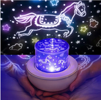 Thumbnail for Toystar USB Rechargeable Starry Sky Projection Lamp | Magic Sphere - Patterns and Rotation - Bestseller - Magische Sfeer -...