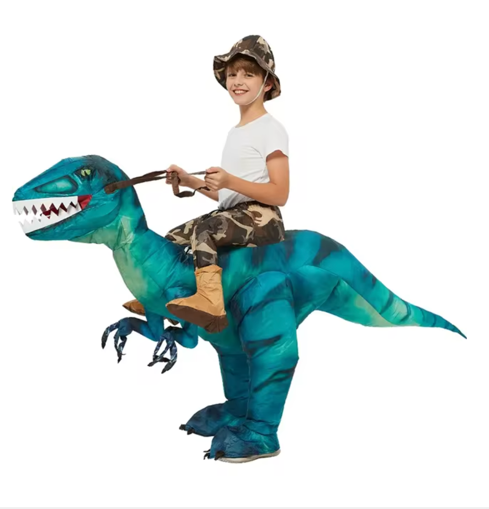 Toystar RaptorRun | Inflatable dinosaur costume - Cool dress-up fun for every adventure - Opblaasbaar dinosaurus kostuum -...