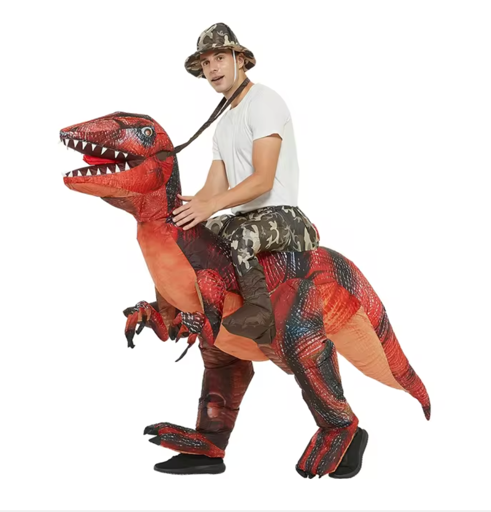 Toystar RaptorRun | Inflatable dinosaur costume - Cool dress-up fun for every adventure - Opblaasbaar dinosaurus kostuum -...