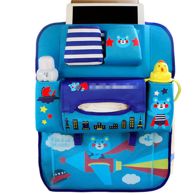 Toystar Car Seat Organizer for Kids| Keep your car neat and organized during road trips - autostoel organizer