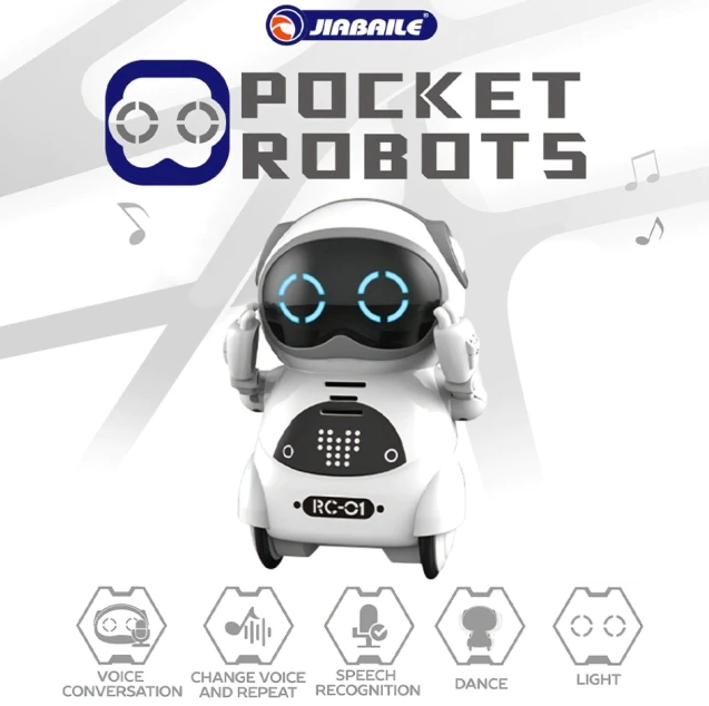 Toystar Mini Robot Pocket Robot | Learn and Play - Interactive Dialogue and Speech Recognition - Leer en Speel - Interacti...