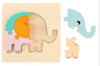 Thumbnail for Toystar PuzzlePlane | Light-hearted learning fun - Wooden airplane puzzle for toddlers - Luchtig leerplezier - Houten vlie...