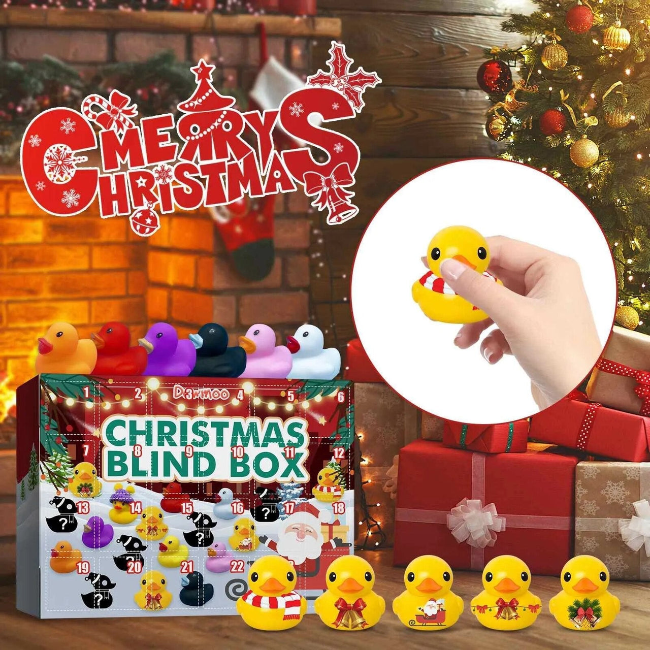 Toystar DuckieDelight Advent Calendar | Magical Surprises - Rubber Ducks for Every Day - Magische Verrassingen - Badeendje...