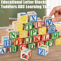 Thumbnail for ABCStack | Learning and building - Wooden alphabet blocks with storage box