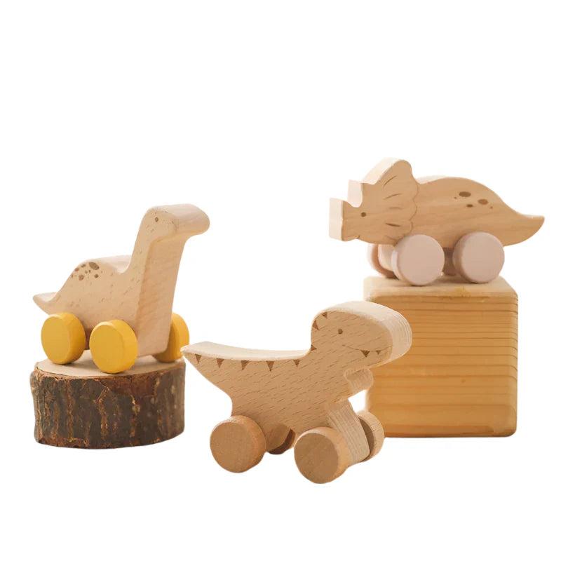 Toystar DinoReflect | Discover through play - Wooden mirror and puzzle busy board - Spelenderwijs ontdekken - Houten spieg...