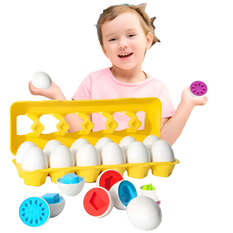 Toystar martEgg | Learning through play - Montessori egg-shaped sorting and puzzle game - Leren door spelen - Montessori e...