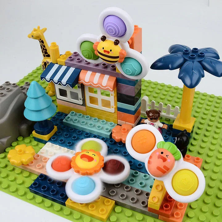 Spin 'n Stick | car toys for on the road! - 3 pieces