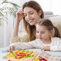 Thumbnail for Toystar Ecotoys GeoFun Board | Discover fun and learning in one - Montessori geometry toys - Ontdek plezier en leren in éé...