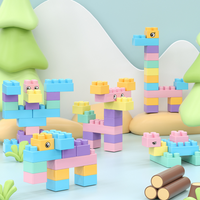 Thumbnail for Building fun | Creative play experience - Play table with building blocks for children