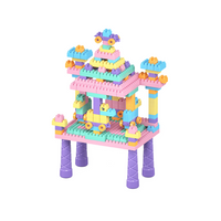 Thumbnail for Building fun | Creative play experience - Play table with building blocks for children