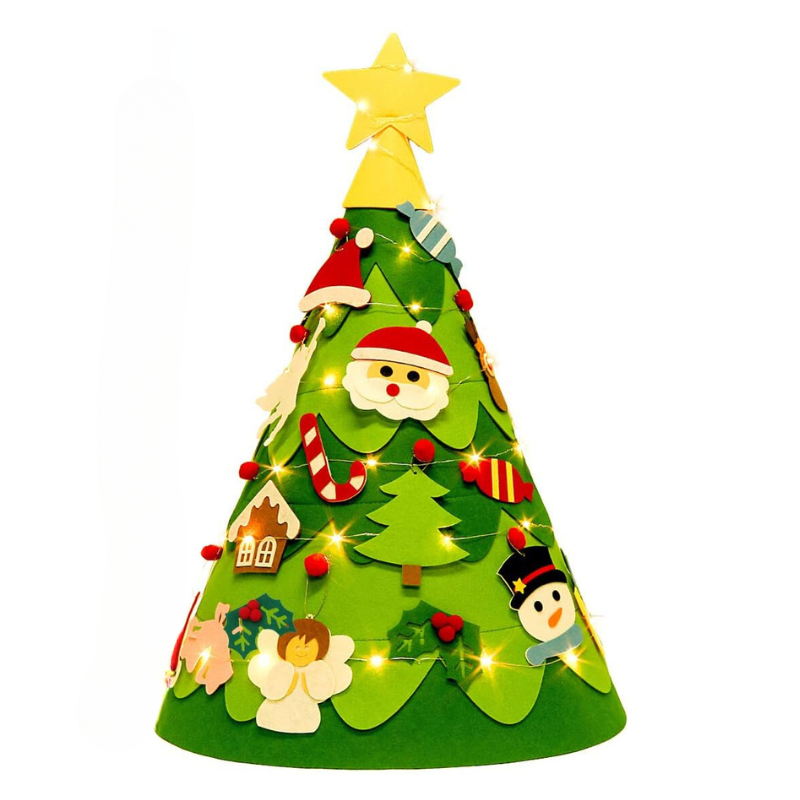Toystar Kids DIY Felt Christmas Tree | Create Magical Christmas Memories - Merry Christmas - Creëer Magische Kerstherinner...