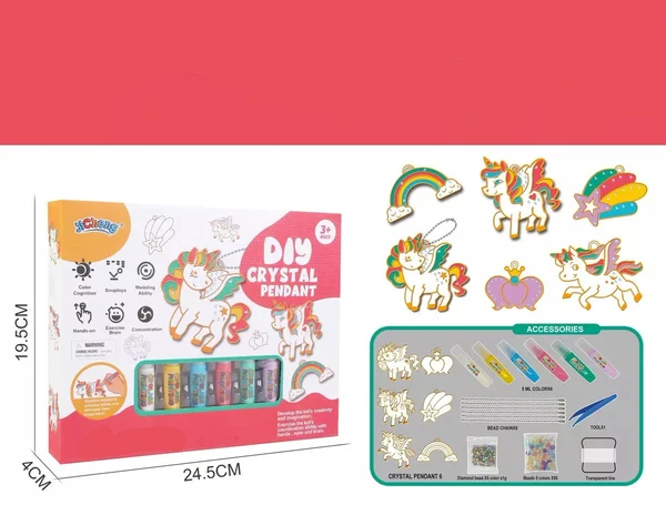 Toystar SparkleCharm | Magical creativity for little artists - DIY crystal pendant craft kit - Magische creativiteit voor ...