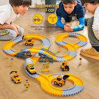 Thumbnail for Toystar Flexible RaceTrack - Flexible Rail Track Toy Set Race Track - Flexible RaceTrack - Flexibele Railspoor Speelgoedse...