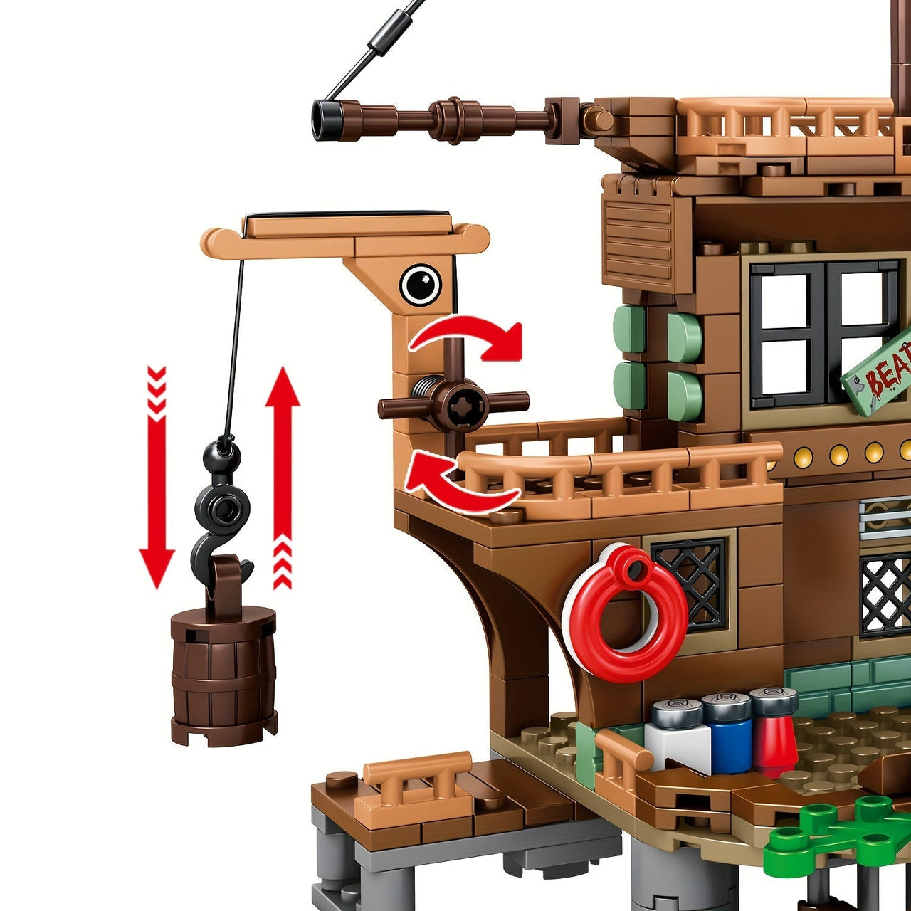 Toystar PirateQuest Castle | Experience epic adventures - Pirate fort building playset for kids - Beleef epische avonturen...