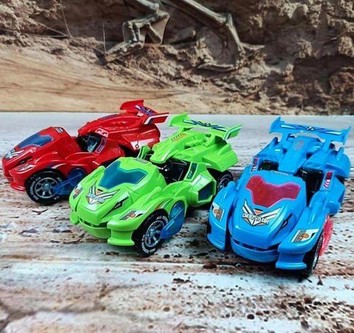 Transforming Dinosaur Toy Car | Best Automatic Transformer Toy Car - Encourages Creative Play