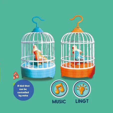 Toystar FeatherTune Interactive Bird Cage | Play and Learn Bird Cage for Children - Light and Sound Function - Speel en Le...