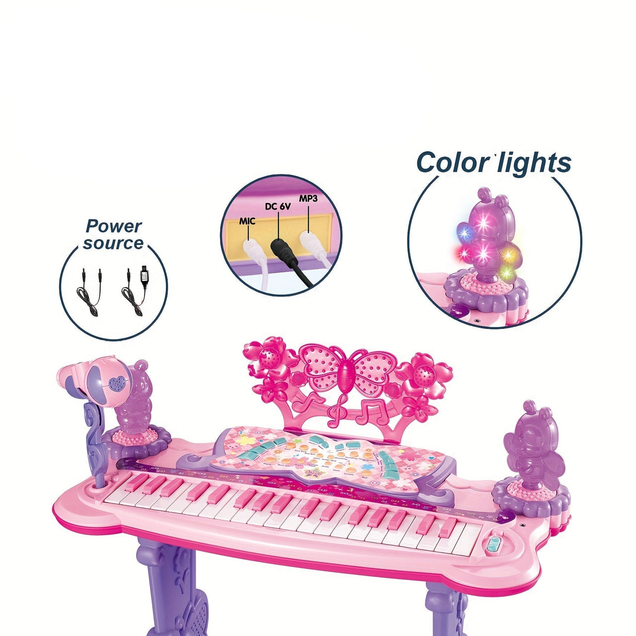 Toystar KeyWave | Musical expression - Electronic keyboard with playful melodies - Muzikale expressie - Elektronisch keybo...
