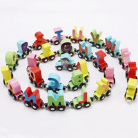 Thumbnail for Toystar EcoToys Puzzle Train | Colorful fun - Educational wooden train with letters and numbers - Kleurige plezier - Educa...