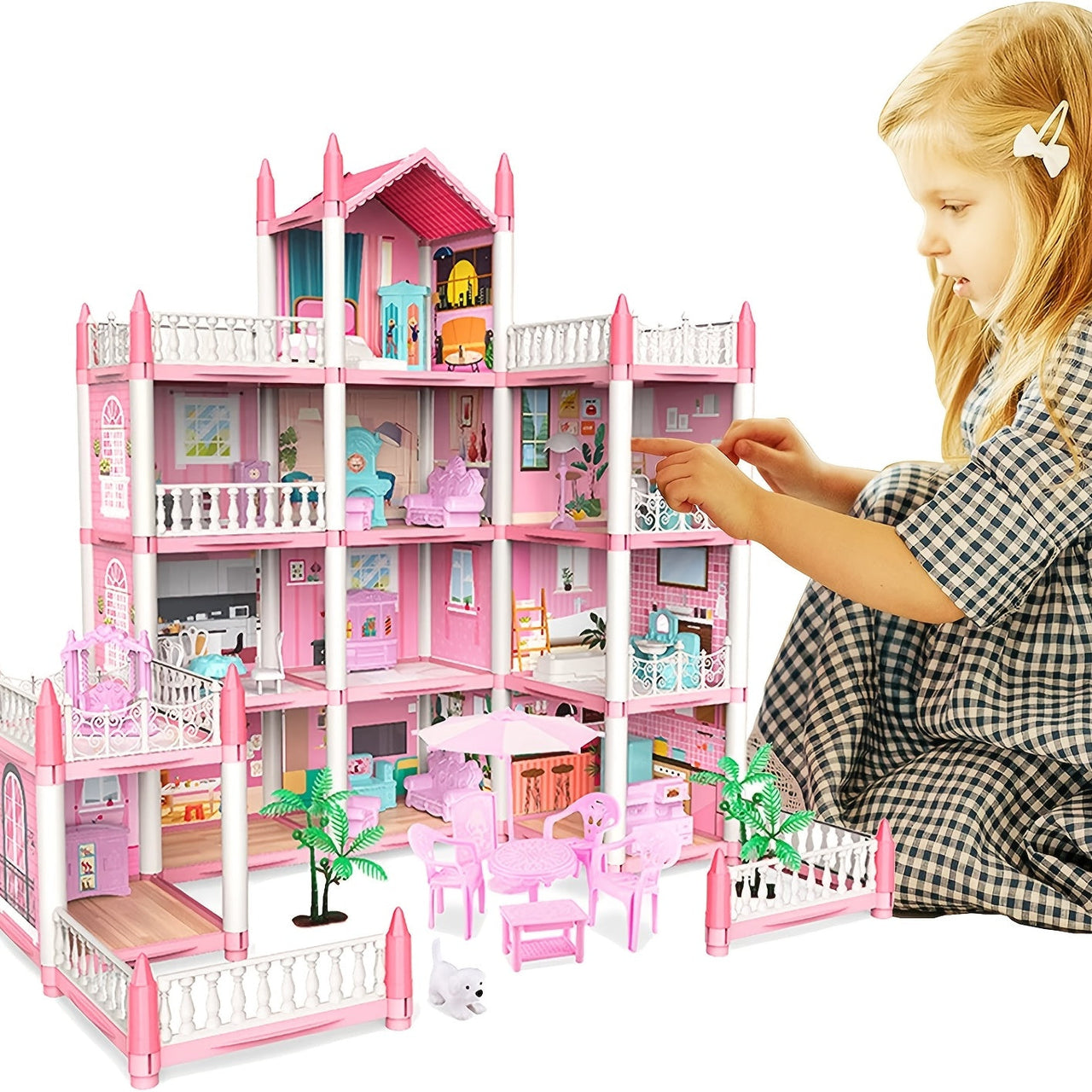 Toystar Wonderland Dollhouse | Magical mini world - DIY princess castle with LED lighting - Bestseller - Magische miniwere...