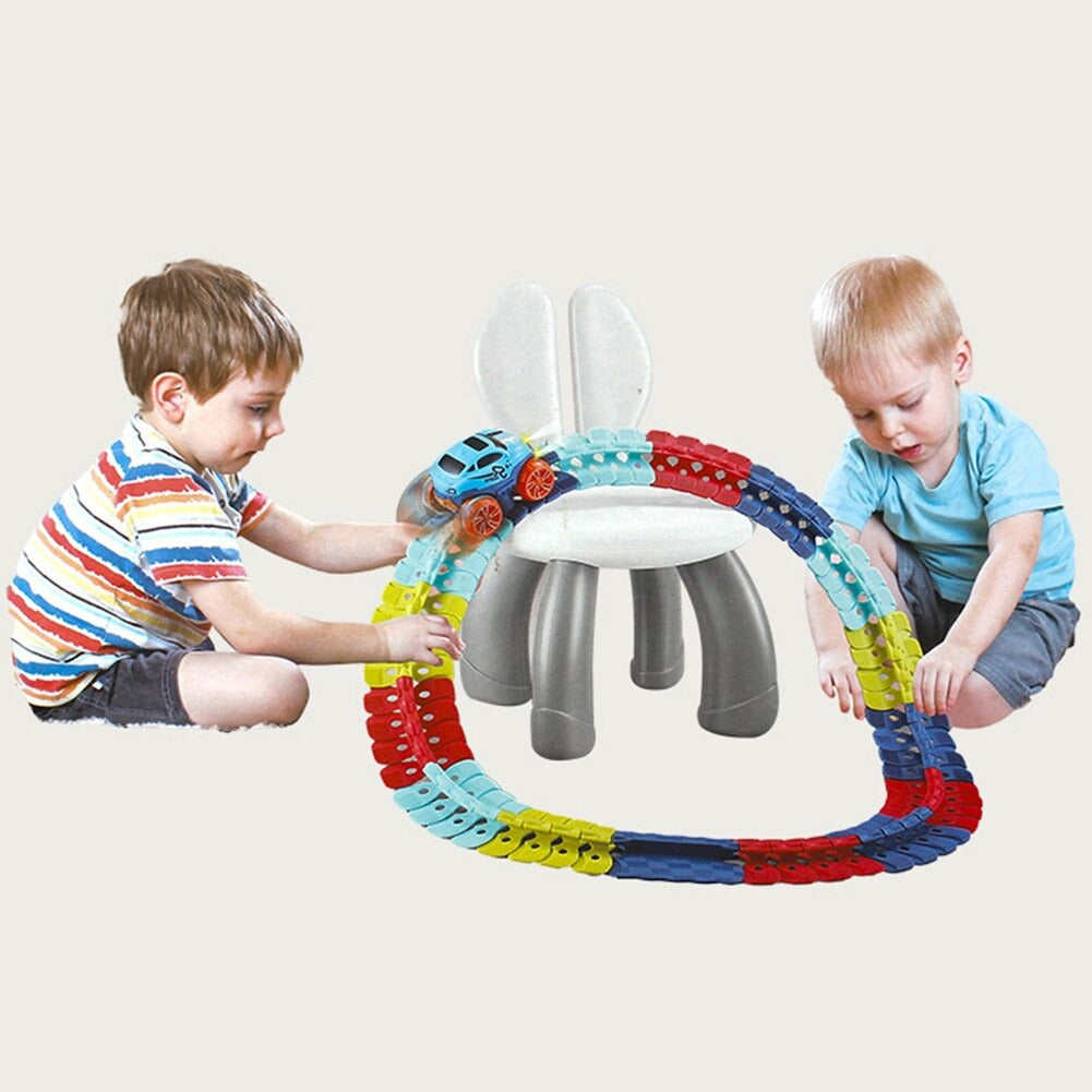 Toystar Real Changeable Track with LED Lights | Splashing Action - Race Track for Children - Spetterende Actie - Racebaan ...