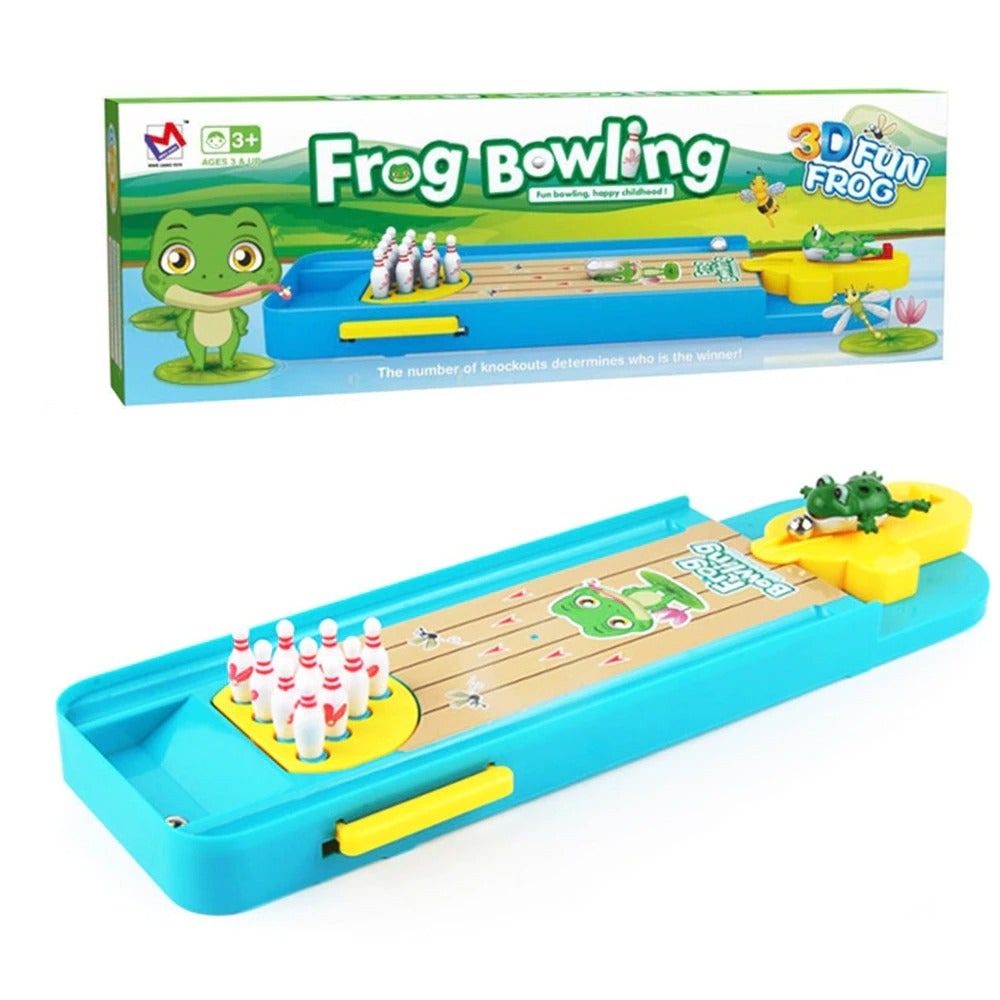Toystar Bowling Frog | Fun for Children - Mini Bowling Table Game - Gezelligheid voor Kinderen - Mini Bowling Tafel Spel