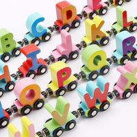 Thumbnail for Toystar EcoToys Puzzle Train | Colorful fun - Educational wooden train with letters and numbers - Kleurige plezier - Educa...