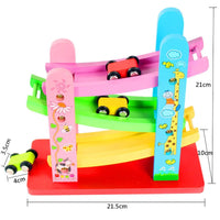 Thumbnail for Toystar EcoToys Race & Play | Endless Fun - Colorful Wooden Car Racing Track - Eindeloze Pret - Kleurige Houten Autorennba...
