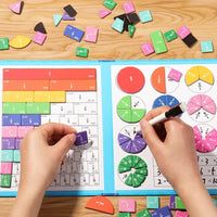 Thumbnail for Toystar Magnetix NumiBook | Learning through Play – Montessori Fractions Game with Magnetic Math Set - Leren door Spel – M...