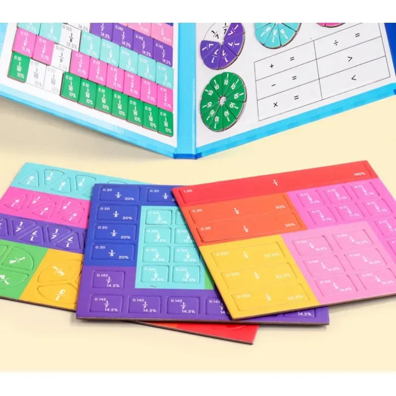 Toystar Magnetix NumiBook | Learning through Play – Montessori Fractions Game with Magnetic Math Set - Leren door Spel – M...
