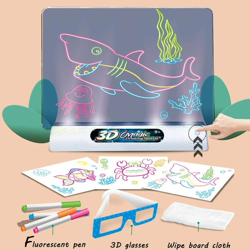 Toystar GlowArt | Creative magic in 3D - Magic LED Drawing Board - Creatieve magie in 3D - Magische LED Tekenbord (5)