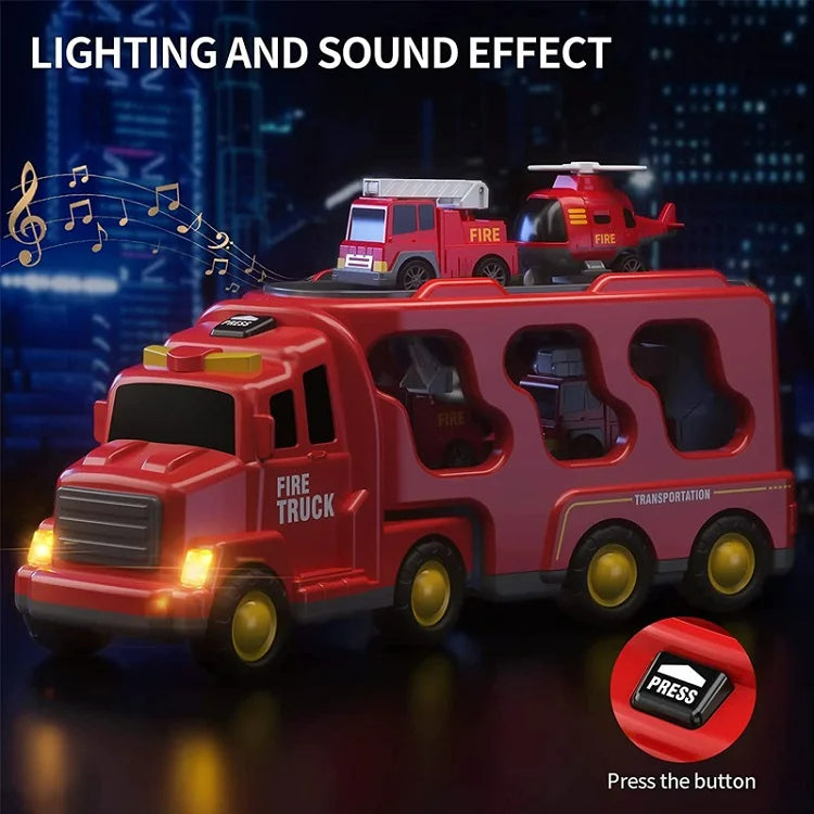 Toystar TransportFun | Toy truck set with light and sound - Magic Car City Adventure - Bestseller - Speelgoed vrachtwagens...