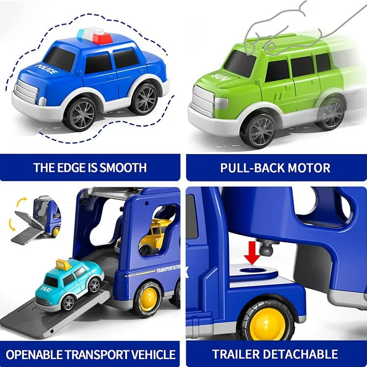 Toystar TransportFun | Toy truck set with light and sound - Magic Car City Adventure - Bestseller - Speelgoed vrachtwagens...