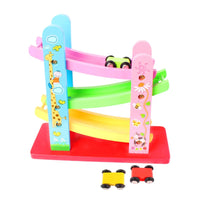 Thumbnail for Toystar EcoToys Race & Play | Endless Fun - Colorful Wooden Car Racing Track - Eindeloze Pret - Kleurige Houten Autorennba...