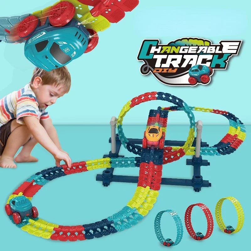 Toystar RaceCraft | Brings excitement and creativity together - Adventurous Flexible Race Track - Brengt spanning en creat...