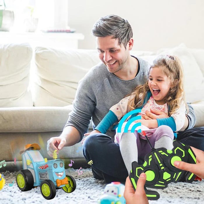 Toystar Mini RC Car | Fun - Music, Lights and Jumping Function in One - Speelplezier - Muziek, Lichten en Springfunctie in...