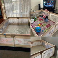 Thumbnail for SafeNest Playbox | Safe play and discovery - Baby play gate with soft protection