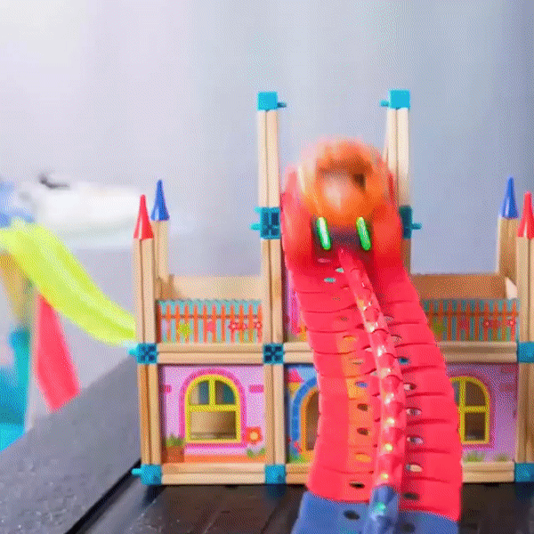Toystar Race Track Wonder | Let your children's imagination sparkle - Ultra-flexible Race Track for Endless Play Fun - Laa...
