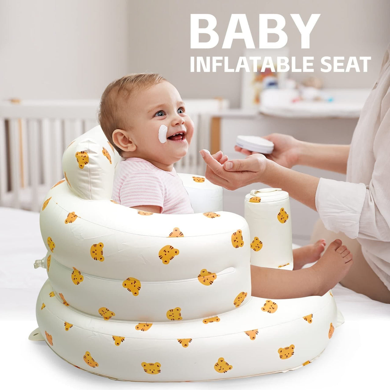 Toystar AirNest Baby Lounger | Safe Support - Inflatable Baby Chair - Bestseller - Veilige Ondersteuning - Opblaasbare Bab...