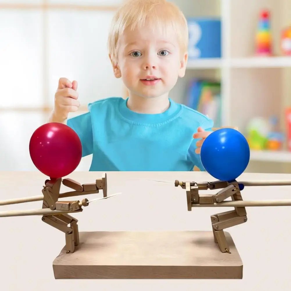 Toystar Bamboo Playmates | Laugh together, play together - Wooden fighting robots - Samen lachen, samen spelen - Houten ve...