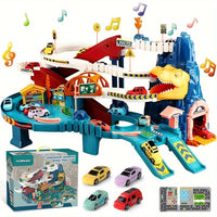 Thumbnail for Toystar DinoRush | Exciting prehistoric adventure - Dinosaur playset with race track and mountain track - Bestseller - Spa...