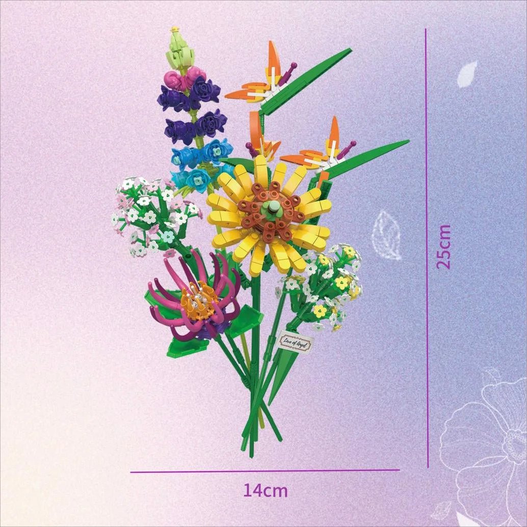 Toystar BloomBricks | Build your own floral beauty - 3D construction set with snowdrops - Bouw je eigen bloemenpracht - 3D...